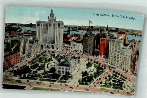 New York City 1914 Civic Center