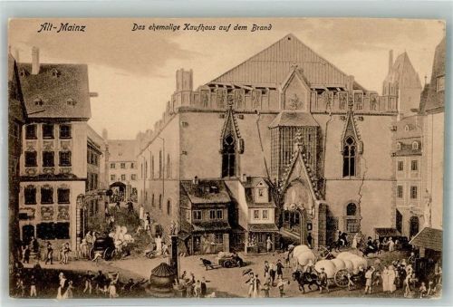 Mainz Das ehemalige Kaufhaus auf dem Brand
