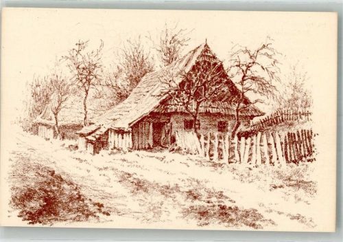 Hlinsko Kreide- Lithogarphie sign. Prof. K. Benese