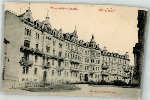 Karlovy Vary 1899 Marienbader Straße