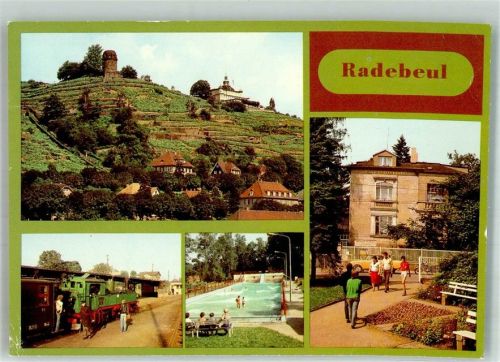 Radebeul Spitzhaus Turm der Jugend Traditionsbahn Bilzbad Indianer Museum Schwimmbad Lok