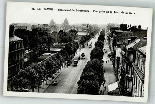Le Havre LKW Straßenbahn Hotel Boulevard de Strasbourg