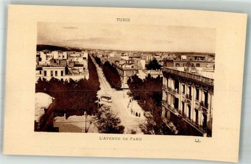 Tunis Avenue de Paris Straßenbahn