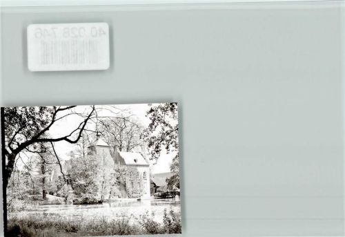 Vluyn Wasserschloß Blömersheim Winter