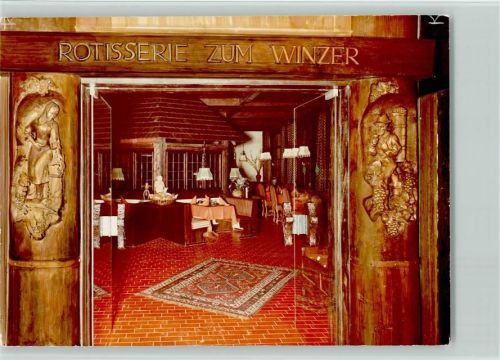 Frankenthal Hotel Central Innenaufnahme Rotisserie Zum Winzer