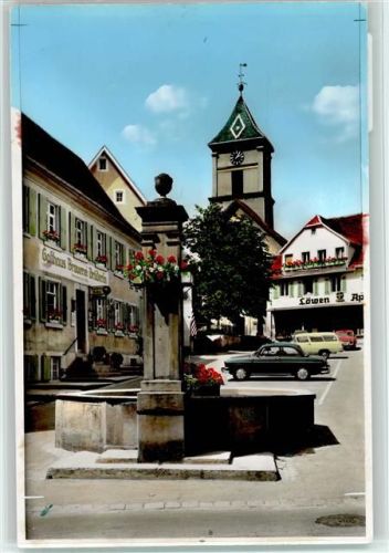Kandern Marktplatz Brunnen