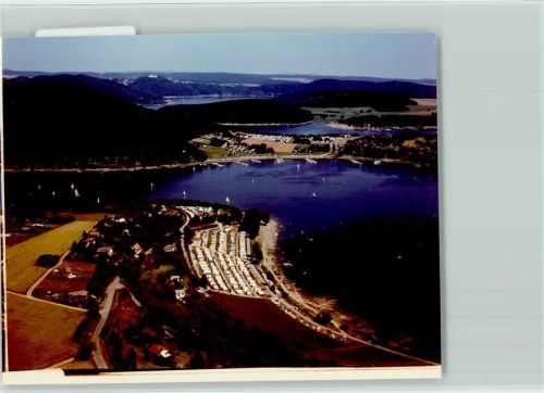Edersee Luftaufnahme Campingplatz