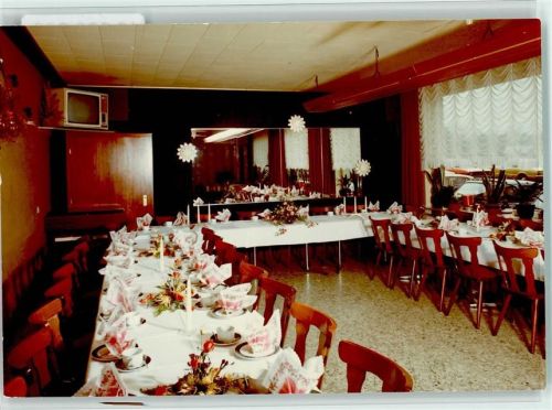 Haaren Hotel Münstermann Innenaufnahme gedeckte Tafel