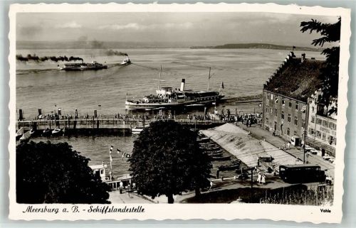 Meersburg Schiffslandestelle Fahrgastschiff Omnibus