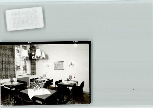 26452 W2945 Sande , Kr Friesl FOTO KEINE AK Bahnhofshotel Innenaufnahme Speisesaal