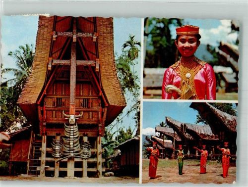 Makassar 1984 Tracht Tempel Sulawesi