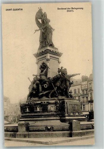 Saint-Quentin-le-Verger 1916 Denkmal der Belagerung 1557 Feldpost WK I Nr. 45