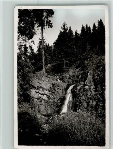 Clausthal-Zellerfeld Wasserfall im Spiegeltal 1950