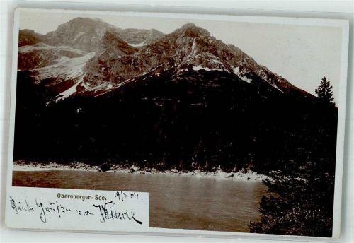 Obernberg 1904 Oberberger See