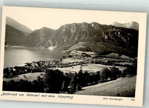Unterach 1951 Attersee Schafberg