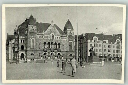 Helsinki 1950 Denkmal Nationaltheater