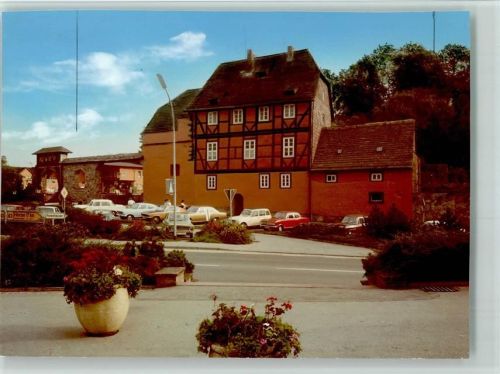 37647 W3453 Polle , Weser FOTO KEINE AK Roter Opel Kadett