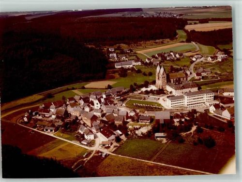 Ravengiersburg Luftaufnahme Pfarrkirche Zum Hl. Christopherus Missionshaus Hunsrückdom