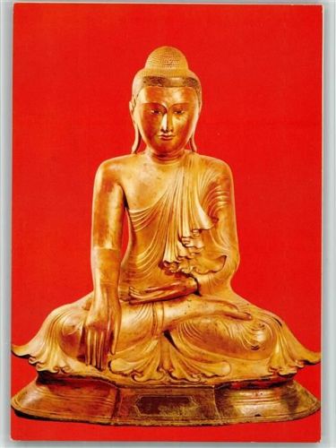 2 AK von Buddha Statuen - kl. Fehler -