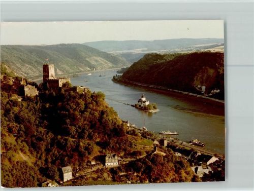 Kaub Burg Gutenfels und Pfalz