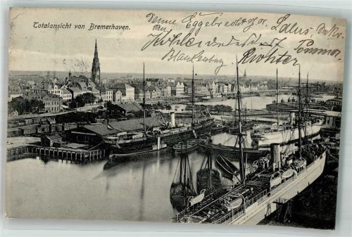 Bremerhaven 1907 Hafen