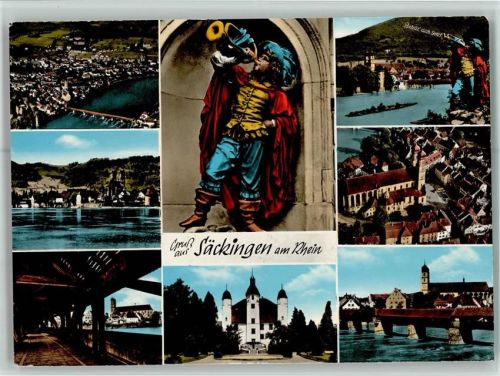 Bad Säckingen Ortsansichten Trompeter Mehrfachaufnahme