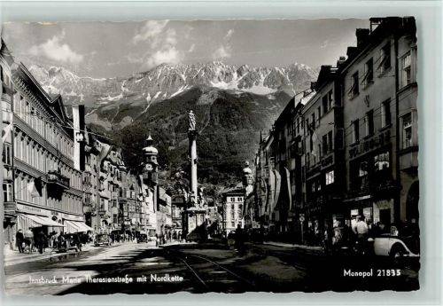 6020 Innsbruck - Maria Theresienstraße mit alten Autos