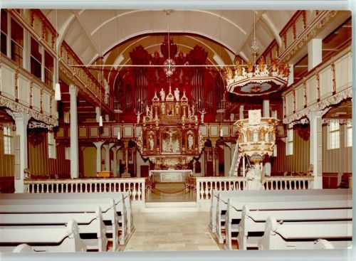 Clausthal-Zellerfeld Evangel. Kirche Innenaufnahme Blick zum Altar