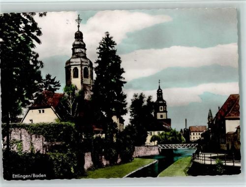 Ettlingen Rathaus und St. Martin Kirche