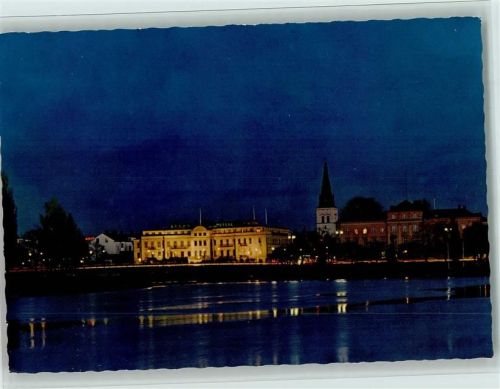 Regierungsviertel bei Nacht - Scanstrich AKU2