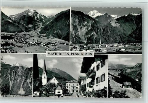 Mayrhofen Penkenbahn Ortsansichten Mehrfachaufnahme
