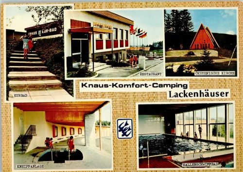 Lackenhäuser Knaus-Komfort-camping Kurbad Gasthaus Ökumenische Kirche Kneippanlage Hallenschwimmbad