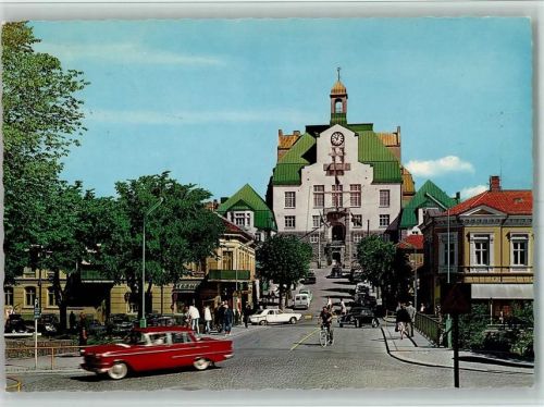 Strömstad Rathaus Auto Fahrrad