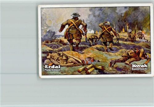 Osterschlacht bei Arras Erdal-Kwak Sammelbild Serie13 Weltkrieg WK I