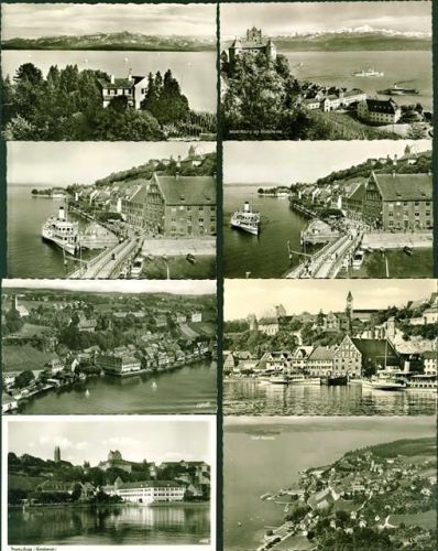 88709 W7758 Meersburg , Bodensee Lot mit 22 AK, ca. 1950-1960; gute Erhaltung, wenige gelaufen