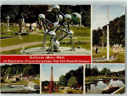 Saarbrücken Gulliver-Mini-Welt im Deutsch-Französischen Garten