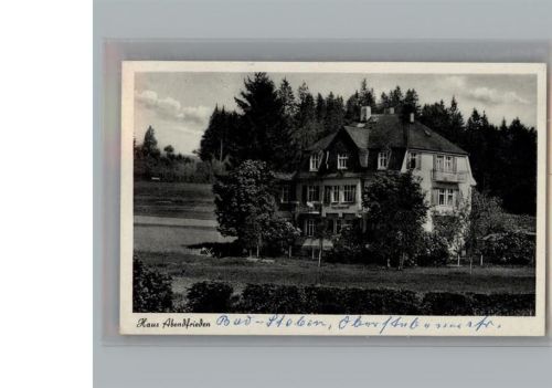 Bad Steben Haus Abendfried