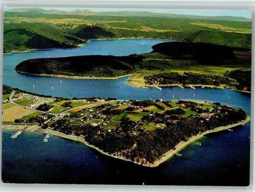 Scheid Luftaufnahme Halbinsel und Schloß Waldeck am Edersee