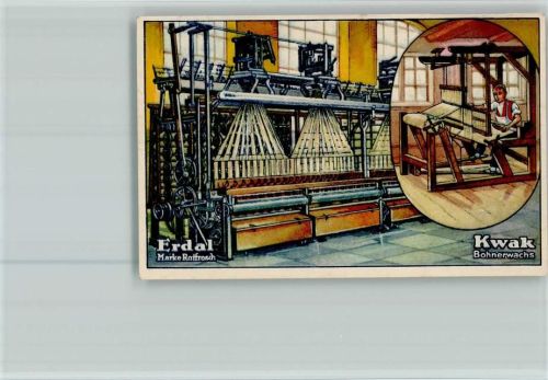 Webstuhl Erdal-Kwak Sammelbild Serie50 Technik