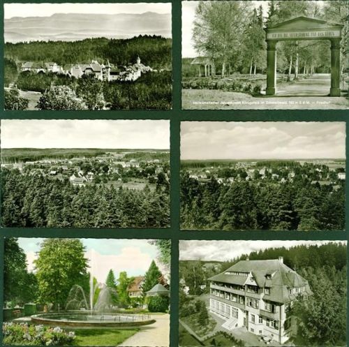 Königsfeld Lot mit 6 AK, ca. 1955-1962; gute Erhaltung, teils gelaufen