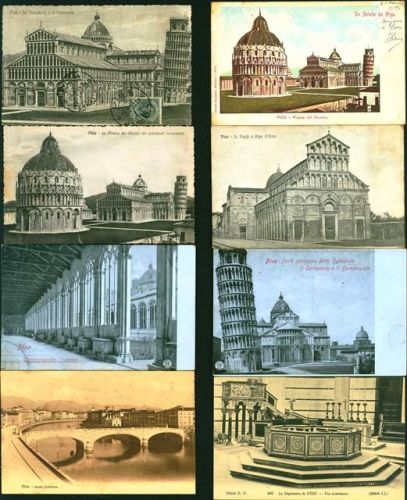 56100 Pisa Lot mit 51 AK, ca. 1902-1930; gute Erhaltung, teils gelaufen