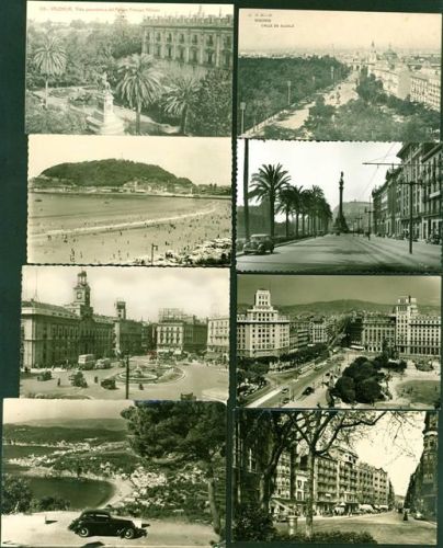 Lot mit 100 AK, ca. 1914-1960; teils leichte Gebrauchsspuren, teils gelaufen