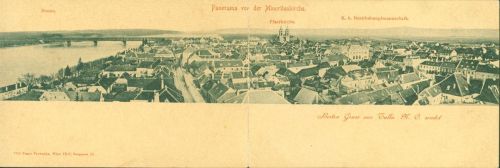 Tulln Panorama von der Minoritenkirche aus