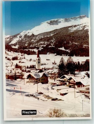 Riezlern Ortsansicht Winteraufnahme