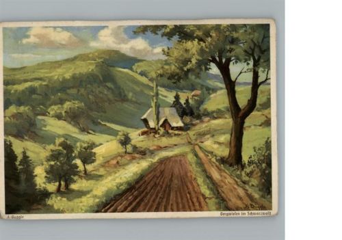 Schwarzwald sign. Buggle Motiv