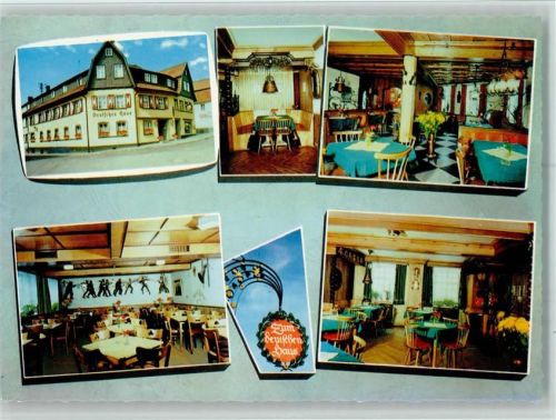 36115 W6414 Hilders - Hotel Deutsches Haus Inneanufnahmen Mehrfachaufnahme