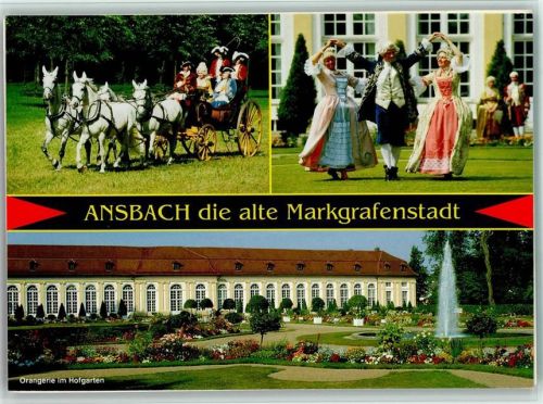 Ansbach Konvolut 14 verschied. AK Schloß + 3Fotos gute Quali