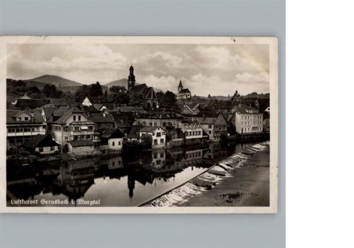 Gernsbach Gernsbach Blick auf die Stadt