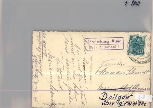 Moritzburg Landpoststempel