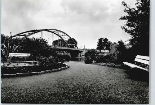 Hoya Brücke Fluss Bank Baum